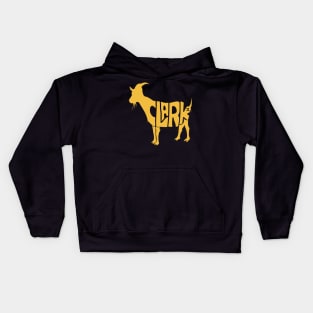 clark goat Kids Hoodie